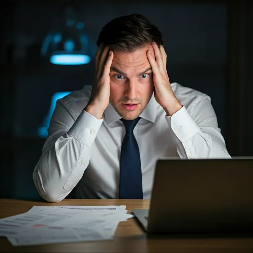 Stressed IT contractor