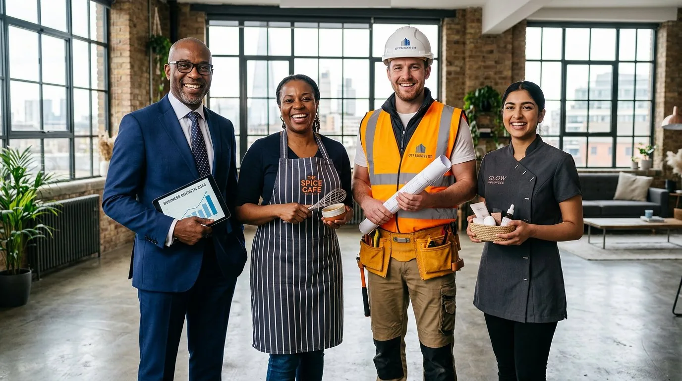 Diverse UK business owners