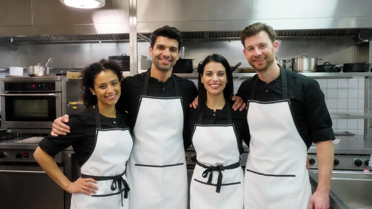 Restaurant team
